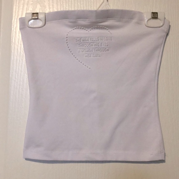 Vixen Small White Tube Top - Picture 1 of 4